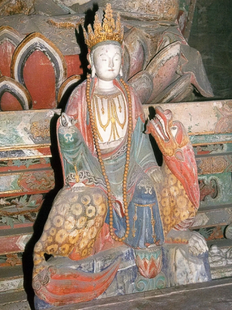 多福寺内现存明代彩塑