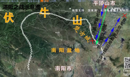 湛阪之战示意图