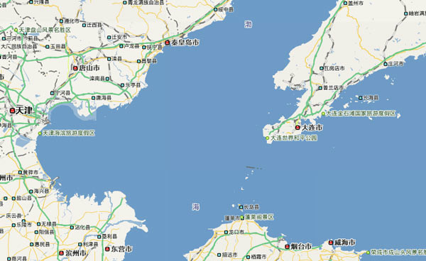 渤海周边形势