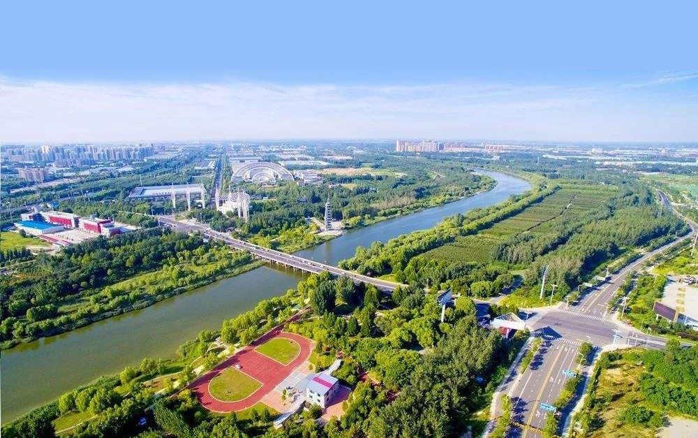 德州城区老减河一段（减河湿地公园）