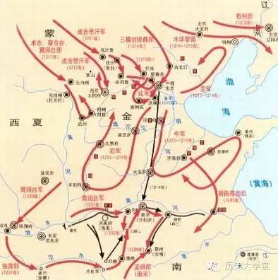 伪楚与金以黄河故道为界