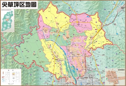  太原市尖草坪区地图