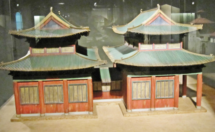 以色列大流散博物馆展示的开封犹太会堂复原模型