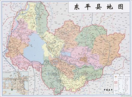 东平县地图