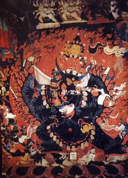 钦则画派：大威德金刚 