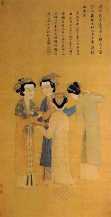 孟蜀宫妓图 
