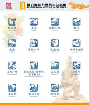 西安地铁9号线车站站徽