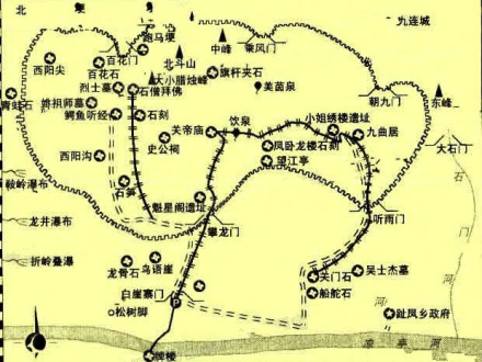 白崖寨分布图