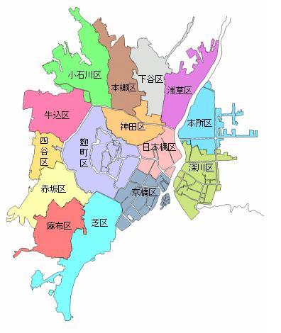 1878年 东京市（东京十五区）