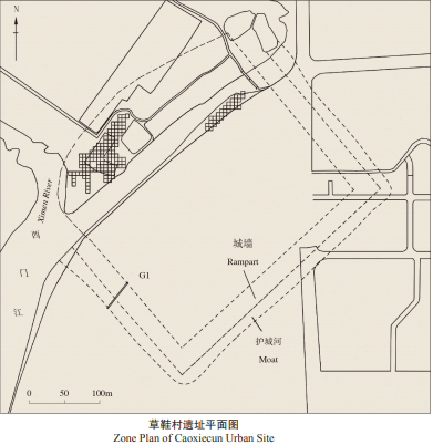草鞋村遗址平面图