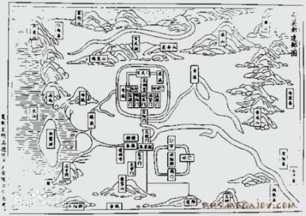 建业城市布局古图