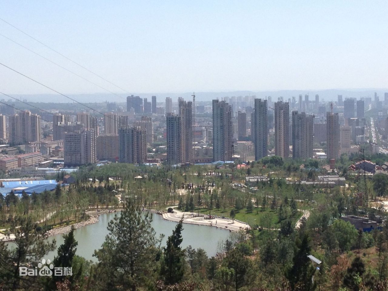 城区鸟瞰图