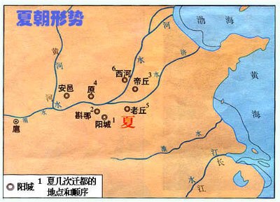 夏朝迁都地点