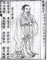 毛苌立像