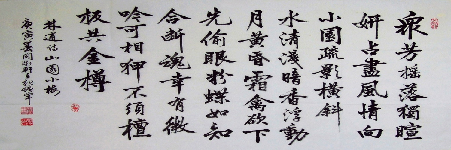 《山园小梅》（其一）书法