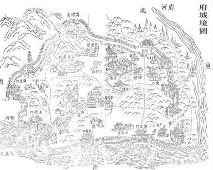 嘉定府城全图
