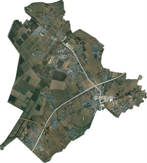 平罗街道卫星地图