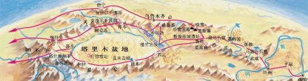 丝绸之路地图