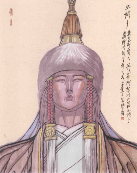三娘子画像（包巴雅尔绘） 