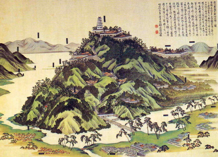 安土城示意图