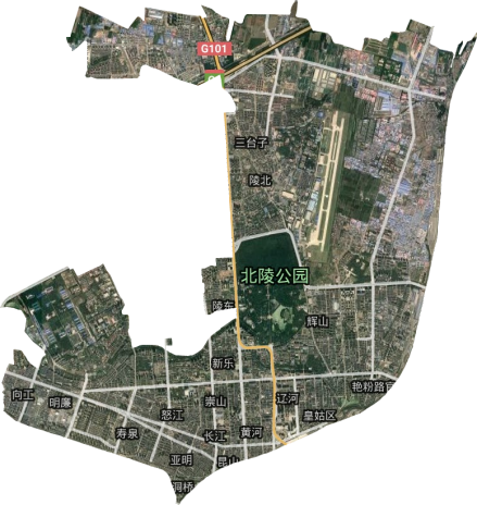 皇姑区卫星地图