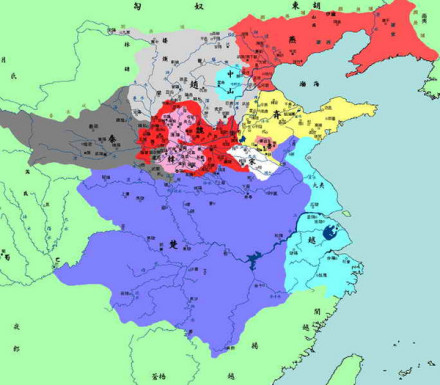 三家分晋形势图