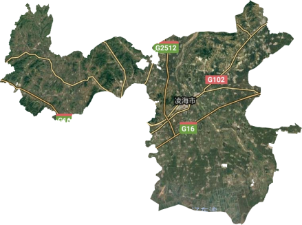 凌海市卫星地图