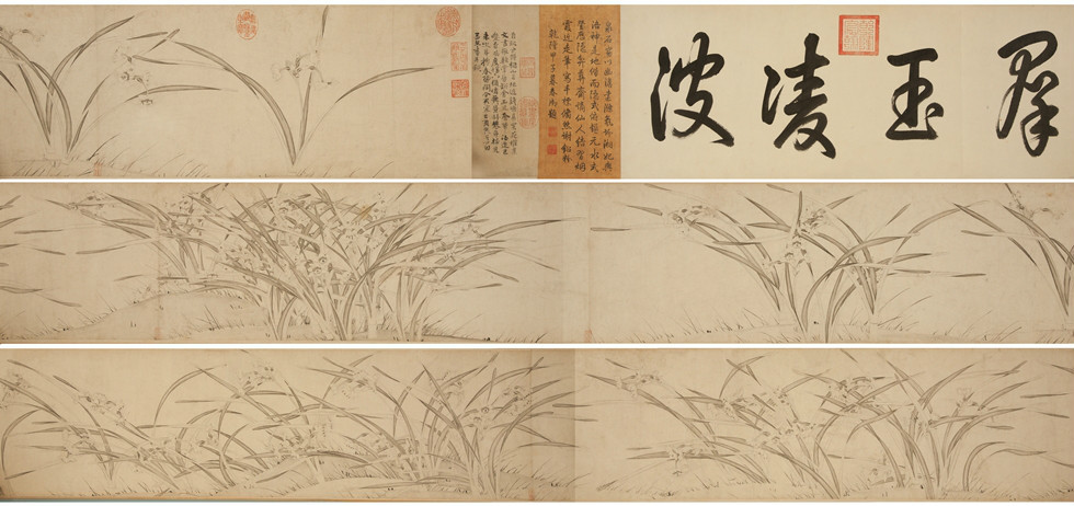 宋 赵孟坚 水仙图卷