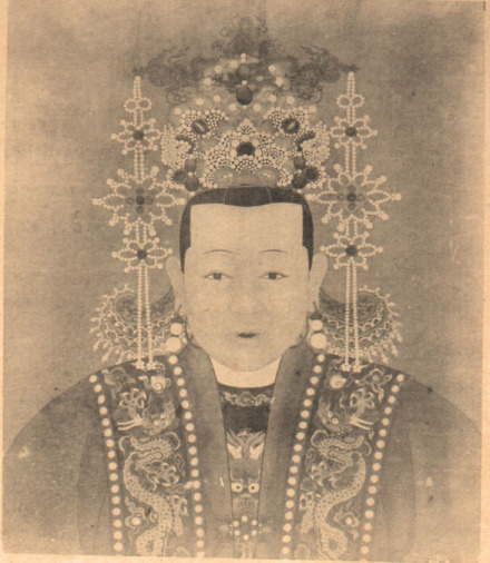 画像明宫廷画师绘，台北故宫博物院藏。