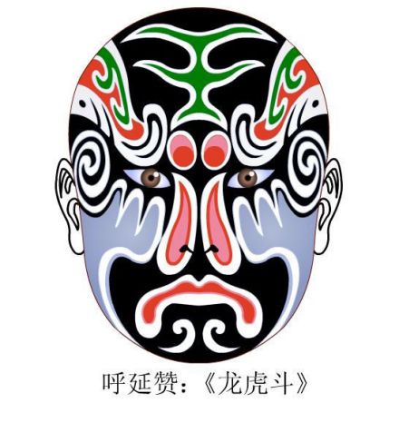 呼延赞脸谱
