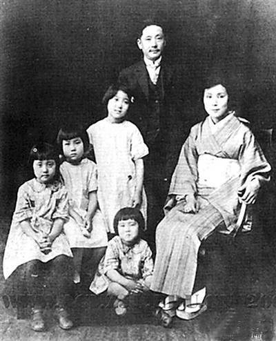 蒋百里与家人
