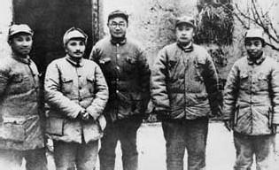 淮海战役中唯一合影