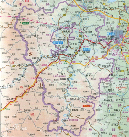 井陉县地图