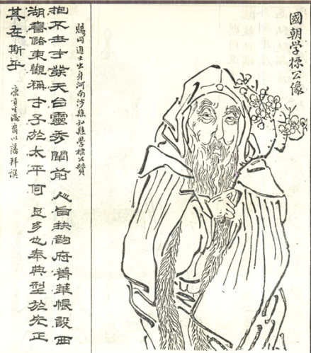 戚学标像 