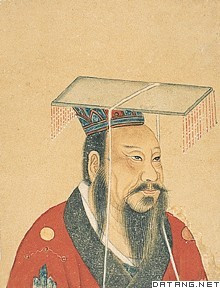 汉光武帝赤服像