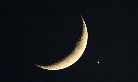天文现象(金星合月)