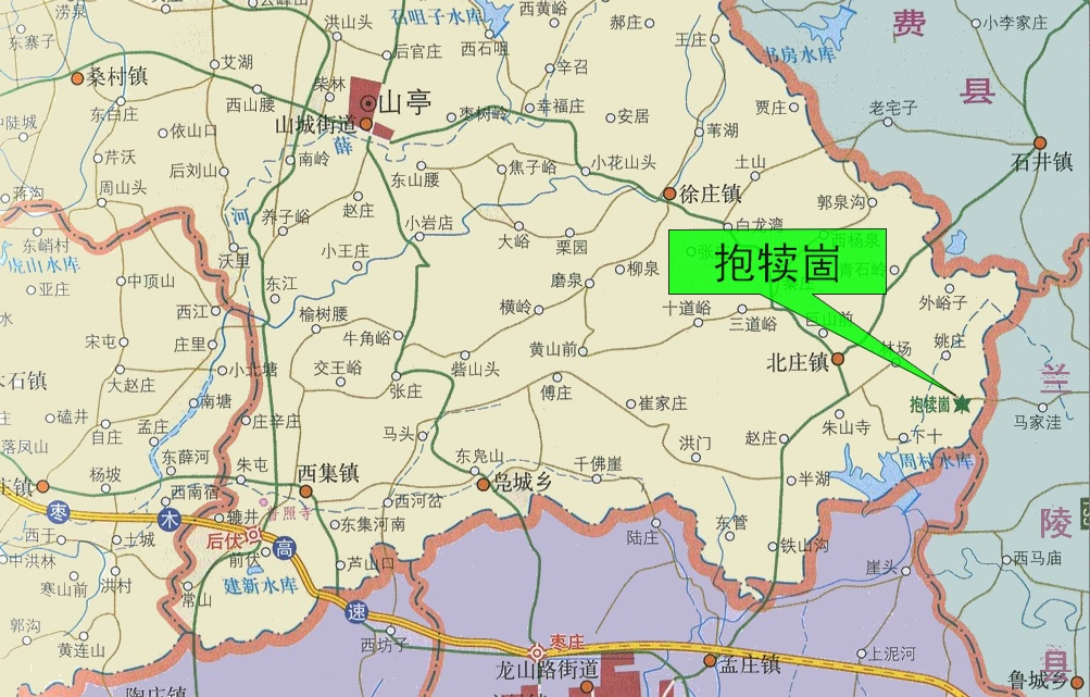 抱犊崮的地理位置