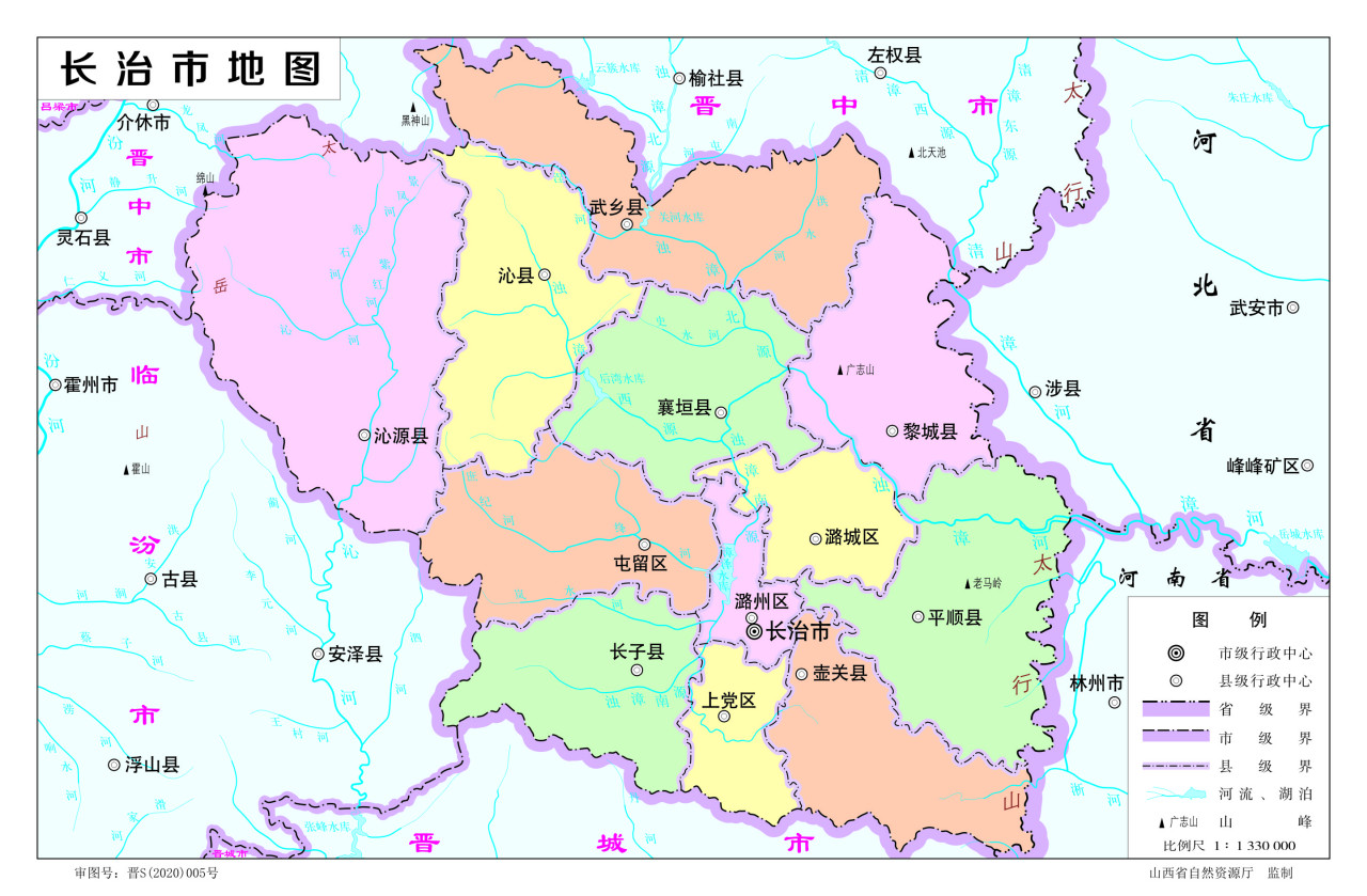 长治市地图