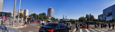 崇文门路口全景图