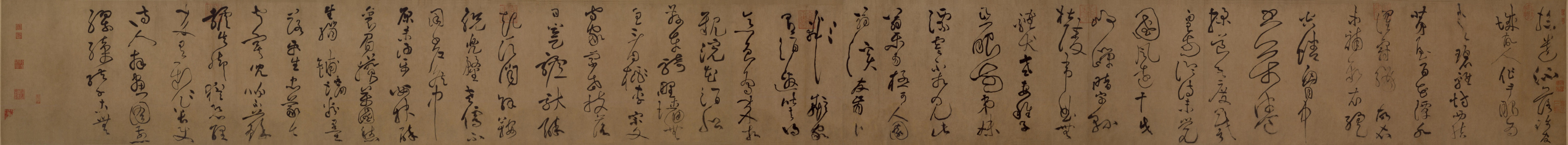 浣花溪图引卷（1088年作，残本，后经明代夏德声补齐）