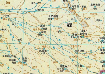 南北朝时期谯郡
