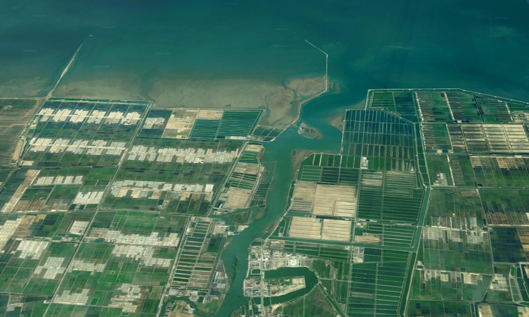 潍河入海口