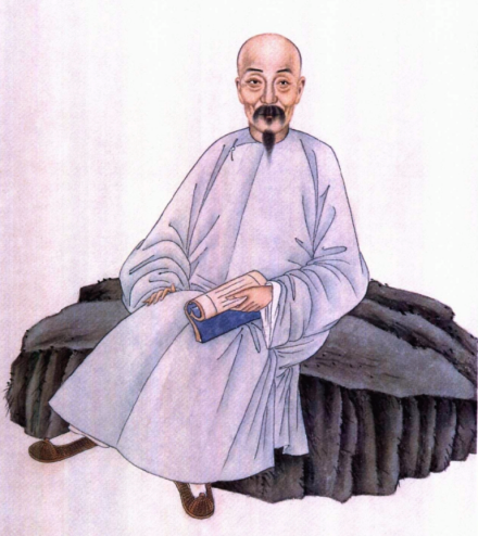 吴大澂画像，杨鹏秋绘 