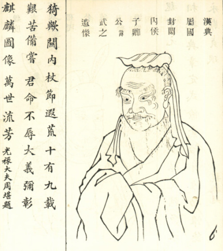 苏武头像 
