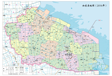 如东行政区划地图