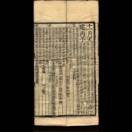 《大明嘉靖三年岁次甲申大统历》 