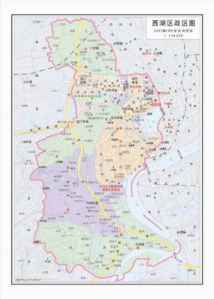 西湖区地图