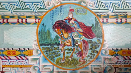 炕围画之将军策马