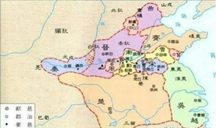 秦庄公时期秦国疆域