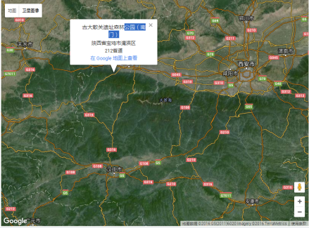 大散关地图